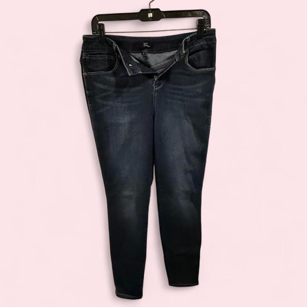1822-denim Women's Blue and Navy Jeans